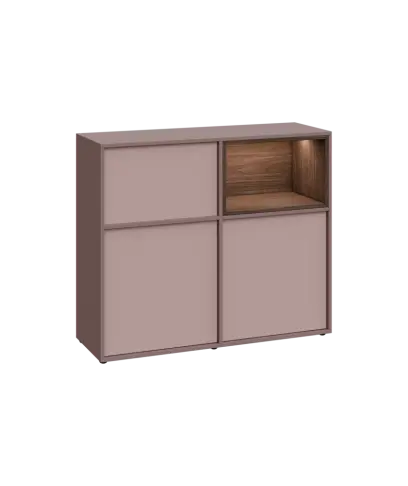 ERY D1241 P dolní modul, 2-dveřová/nika, 1000x1200x400, pravý, pudrová